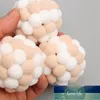 Kattleksaker Plush Bell Ball (3 stycken) Set med presentförpackning Interaktivt husdjursövning leksak för tryckavlastning A02