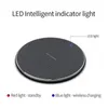 K8 Qi Wireless Charger Pad Alloy Metal Materiaal 10W snellaad Dock Universal voor smartphones met retailbox