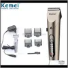 Professionell LED Hair Trimmers Electric Hair Clippers Vattentät Mäns Trådlös Hårklippsmaskin Justerbart blad Lågt ljud KI3PW PLJC4