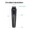 Kemeei cabelo clipper barbeiro aparador elétrico barbeador barba homens barbear máquina de corte nariz 220106