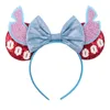 Baby pannband med paljett Big Bow Mouse Ear Elk Horn Christmas Halloween Glitter Boutique for Girl Boy Xmas Elastic Hair Head Band7194508