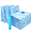 8PCS/lot Space Saver Saving Storage Seal Vacuum Vac Bags with Hand Pump Compressed Quilt Clothes Organizer Bag