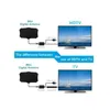 Indoor 4K ATSC digital TV antenna ground wave TVs signal receiver portable HD 800 miles support 1080p Telivision antennas