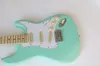 Mint Green Body Electric Gitara Z SSS Pickups, Biały PickleGuard, Sprzęt chromowany, Klon, Oferta Dostosowana