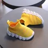 Bobora Kids Sneakers Boys Sock Shoes Breathable Slip on Shoes for Girls Fashion Lightweight Running Shoes G1025