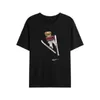 Beer T-shirt met korte mouwen Parijs stad poloshirt patroon 100% katoen hoge kwaliteit bedrukking dezelfde maat casual T-s Whole300d