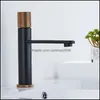 Bathroom Sink Faucets Faucets, Showers & As Home Garden High Quality Faucet Gold Brass Basin Cold And Water Mixer Tap Single Handle Deck Mou