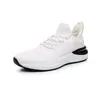 Vente en gros chaussures de course sans marque hommes femmes noir blanc gris bleu clair respirabilité légère hommes formateurs mode sports de plein air baskets 36-45