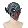 Maschere per feste di Halloween in lattice integrale senza bocca Maschera horror per mostri Copricapo Puntelli per costumi cosplay di Halloween