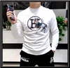 Sweat hommes automne 2021 hommes col rond marée ins industrie lourde H cheval perceuse chaude ensemble à manches longues t-shirt hommes veste intérieure