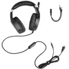Headmounted Gaming Headset With Microphone Wired Stereo Bass Headphones Colorful Glow LED Light Computer PC Earphones J203170948
