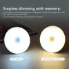 Lâmpada de parede 3/5 / 10 pcs Touch Night Light Light DIY Controle de Sensor para Cozinha Hallway Armário Dropship
