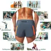 Shorts casuais de moda aimpact para homens atléticos de corrida ginásio shorts esportes shorts de roupas de praia AM2207 210322