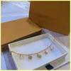 2022 Womens Designer Bracelet Fashion luxury Farandole Gold Link flowers Letters Pendent Bracelets For Women Party Wedding brands Jewelry 21081905R