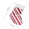 Christmas Decorations Xmas Stockings Gold Silver Sequins Snowflakes Holiday Children's Gift Bag Santa Socks Accessories