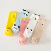 Enfants Chaussettes Bébé Automne Nouveau Dessin Animé Chat Chien Ours Animal Sol Chaussettes Non-Slip Toddler Genou Haute Infant Bas 20220224 H1