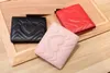 إمرأة محفظة مصمم محافظ السيدات حقيبة قصيرة نمط الحقيبة حامل البطاقة فتحة محفظة جلد حقيقي أسود اللون أعلى مبطن