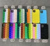 Custodia Fidget Custodie per telefoni con decompressione 3D uniche per Iphone 13 12 Pro Max 11 XR XS X 10 8 7 Plus Custodia morbida in gomma siliconica per cellulare Moda Cover posteriore in gel Pelle 2021