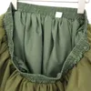 Skirts Custom Made 7 Layers Army Green Tulle Skirt Vintage Tutu Pleated Womens Lolita Petticoat Falda Mujer Saia Jupe Plus Size