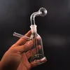 Großhandel Glasbong-Wasserpfeifen 14 mm weiblicher Bubbler Raucherwasserpfeifen Becher Recycler Ashcatcher Bongs Dab Rig Bohrinsel mit Downstem-Öltöpfen