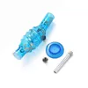 2022 new 7.87'' Acrylic Smoking Hookah Water Pipe Dab Rig Bong Bubble Traveling Pipes Portable Bongs Random Style Color 1 Piece