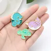 Enamel Turtle Sea Horse Whale Brooch Pins Cute Cartoon Marine Animal Lapel Pin Toop Shirt Bag Cosage Women Children Fashion Jewelry Will and Sandy