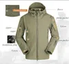 Army Camouflage Airsoft Jacket Men Military Tactical Winter Waterproof Softshell Windbreaker Hunt Abbigliamento 210909