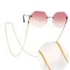 Corrente de óculos básicos para homens mulheres link corrente para ler óculos cordas titular pescoço de aço inoxidável óculos de sol