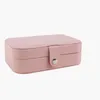 Fashion Travel Jewelry Organizer Box Storage Case Girl Portable PU Leather Earring Ring Necklace Jewellery Boxes 16*11*5cm