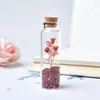 Decorative Objects & Figurines Natural Colorful Crystal Lucky Tree Glass Wishing Bottle Home Decor Healing Stone Drifting Of Life Birthday G