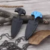 Mulunctional Mini Hanging Necklace Knife Protable Outdoor Camping Rescue Survival Tool Selling Pendant Necklaces303G6666605