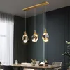 Anhänger Lichter Schlafzimmer Led Voll Messing Kristall Nordic Lampe Leuchte Suspension Dekoration Salon Hängen 220V