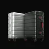 20 24-дюймовый ретро-спиннер для багажа из алюминиевого магниевого сплава для ручной клади, деловой чемодан-тележка, модный чемодан, чемоданы297T