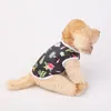 Zomer dunne huisdieren onderwaag dog kleding afdrukken mouwloze trui fadou poedel vest 2 8WS T2
