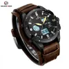 Лучший бренд Gentralhour Men Кварцевые часы Мужские модыL бизнес наручные часы военные кожаные водонепроницаемые мужские повседневные часы Relogio 210517