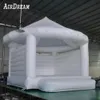 Commercial White Bounce Castle Inflatable Jumping Tent Adult Kids Bouncer Bouncy House for Wedding Party268M