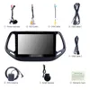 Unité principale dvd de voiture Navigation GPS Lecteur Android pour 2017-Jeep Compass 10.1" USB Mirror Link Bluetooth WIFI Support DVR OBD2 SWC