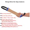 Jute Dog Training Puppy Chew Toy Bite Tug Pillow Sleeve med 2 rephandtag för medium till stora hundar Djur levererar tyska herde belgiska malinois pitbull 5 färger