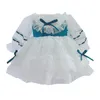 Små tjejer spanska klänningar baby födelsedag lotia vit klänning spädbarn baptism boll klänningar mina döttrar boutique kläder 210615