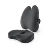 メモリフォーム腰椎クッション整形外科枕事務所サポート腰バックピローセット車座席クッションヒップマッサージャー