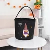 Halloween Bucket Present Wrap Girls Boys Barn Candy Collection Bag Party Supplies Påsk Handväska Festival Pumpa Förvaring Korg För Kid 24 * 23cm