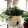 Planters & Pots 1Pcs With Fower/Green Plant Modern Style Flower Pot Plastic Self Watering Hanging Baskets For Plants Home