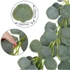 HUADODO 5 Pack plantes artificielles vert Eucalyptus vignes guirlande fausses plantes suspendues pour la décoration de jardin de maison de mariage 211104