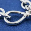 Womens 925 Sterling Silve Link Chain Bransoletki DIY Biżuteria Fit Pandora Charms Lady Prezent z oryginalnym pudełkiem