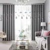 Curtain & Drapes Popangel High Quality Fabric 3D Embroidery Modern Style Room Window Blackout European Shading Living