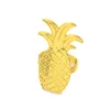 Servettringar 12st / metall kreativ gyllene ananas ringbord Top dekoration för olika semesterpartier