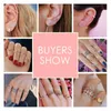100% Real 925 Sterling Silver Charm Kärlek Brev Finger Ring Elegant Ins Fashion For Women Smycken 210707