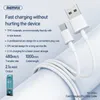 Original Remax cables RC-163 TPE Wholesale Colorful Fast Charger cable Quick Type C Data Charging Micro Usb for smartphone HTC LG with retail box