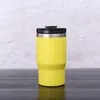 Vide 14 oz de pulvérisation gobeurs couleurs bouteille en acier inoxydable avec couvercle de la voiture de la voiture tyrante