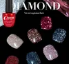 10 ml 16color oogverblindende sterren vonkende gebroken diamanten glitters gel uv gel lak vernis weken van manicure nagel kunst Poolse lijmspijkers